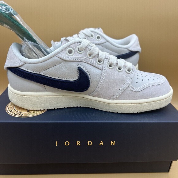 Jordan 1 Retro AJKO Low SP Union Sail Leather- Men’s 4 *NEW* - Picture 8 of 12